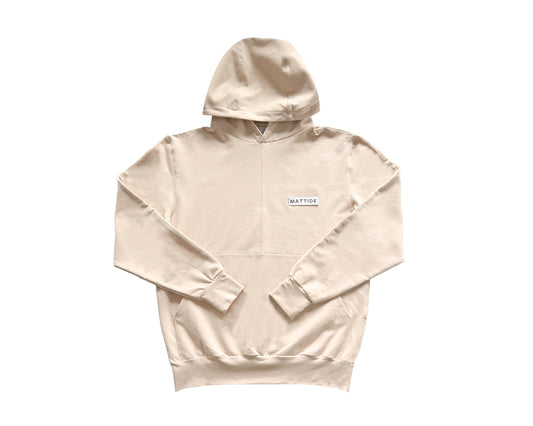 BLUZA Z KAPTUREM UNISEX – BEŻOWA