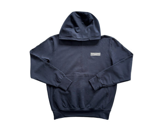 BLUZA Z KAPTUREM UNISEX - GRANATOWA