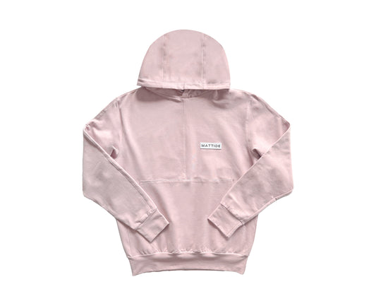 BLUZA Z KAPTUREM UNISEX – RÓŻOWA