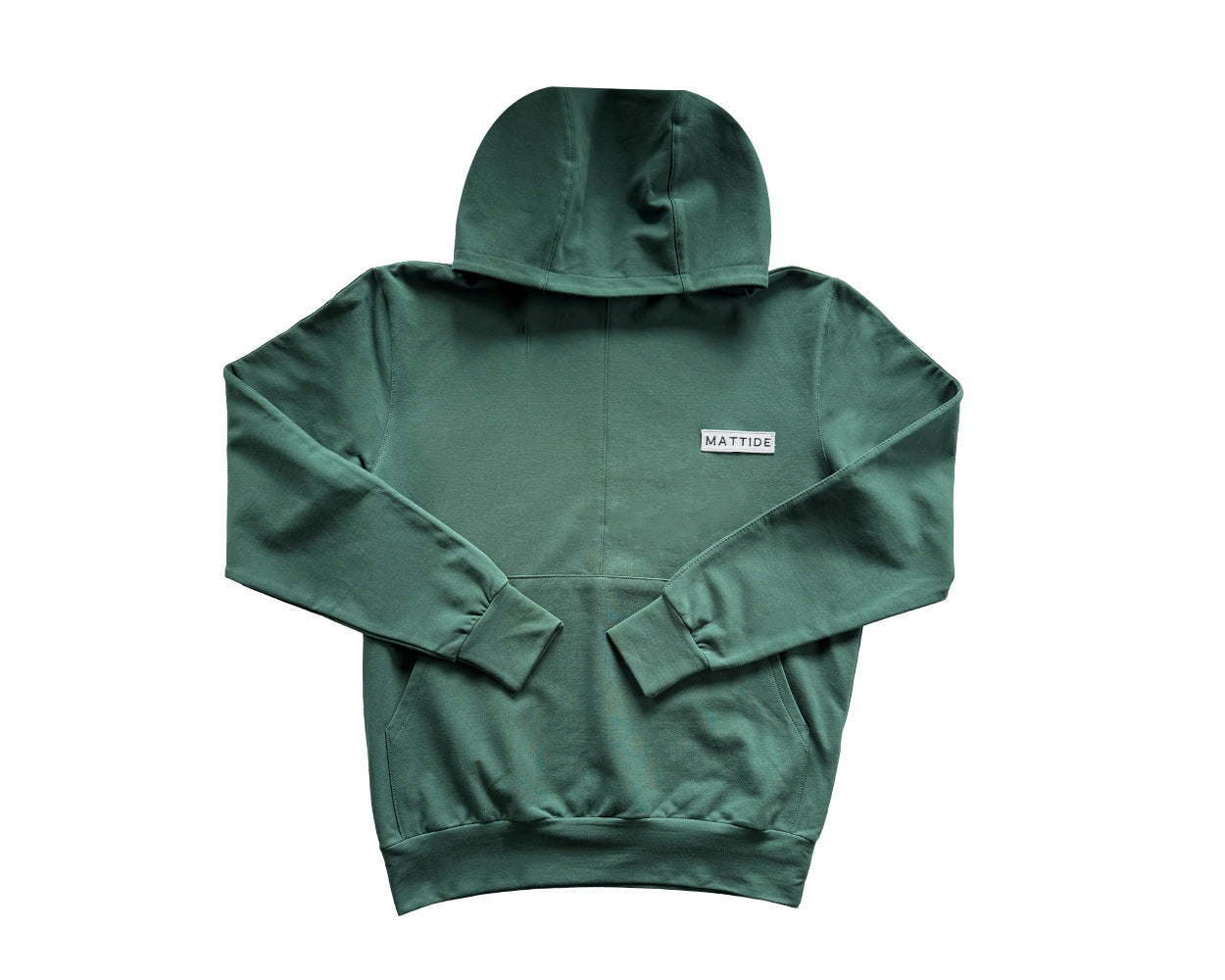 BLUZA Z KAPTUREM UNISEX - ZIELONA