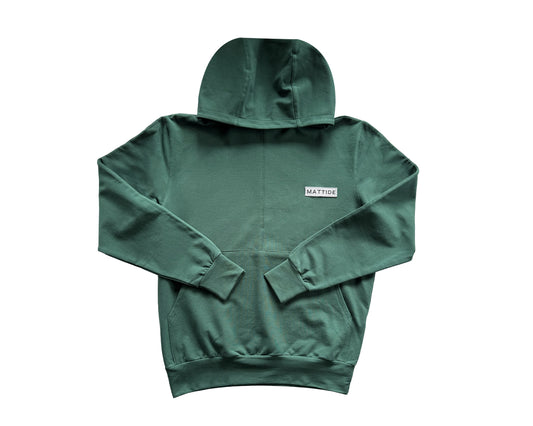 BLUZA Z KAPTUREM UNISEX - ZIELONA